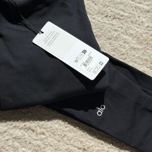 ALO Yoga 7/8 Black High-Waist Leggings
